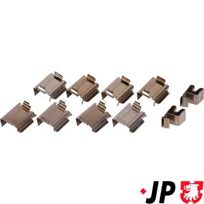 Piederumu komplekts, Disku bremžu uzlikas JP GROUP 1263650310
