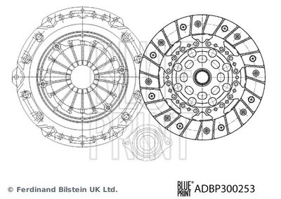 Комплект сцепления BLUE PRINT ADBP300253