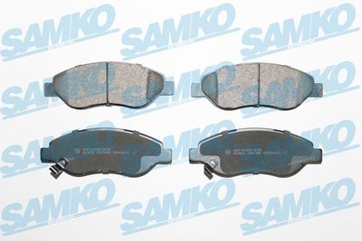 Комплект тормозных колодок, дисковый тормоз SAMKO 5SP1490