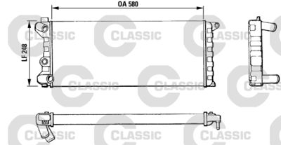 Radiators, Motora dzesēšanas sistēma VALEO 311392