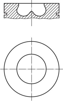 Поршень MAHLE 033 PI 00102 002