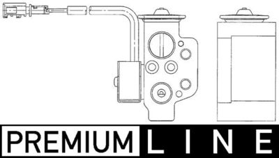 Расширительный клапан, кондиционер MAHLE AVE 80 000P