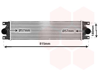 Интеркулер VAN WEZEL 43004089