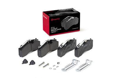 Bremžu uzliku kompl., Disku bremzes BREMBO P A6 128S