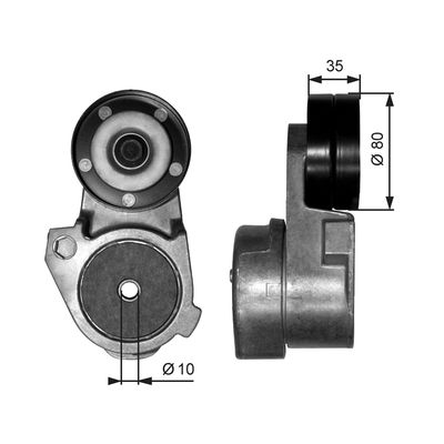 Siksnas spriegotājs, Ķīļsiksna GATES T38563