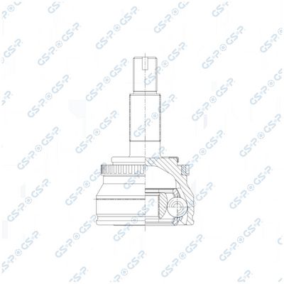Šarnīru komplekts, Piedziņas vārpsta GSP 803818
