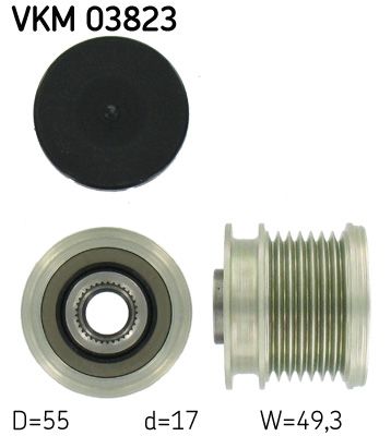 Механизм свободного хода генератора SKF VKM 03823