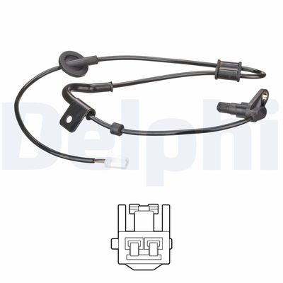 Датчик, частота вращения колеса DELPHI SS20529