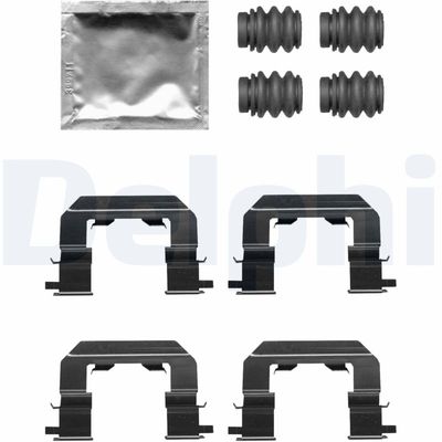 DELPHI LX0671 Piederumu komplekts, Disku bremžu