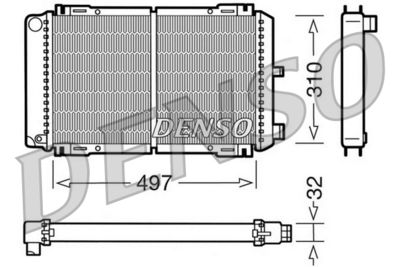 Radiators, Motora dzesēšanas sistēma DENSO DRM10031