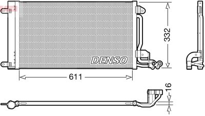 Конденсатор, кондиционер DENSO DCN02034
