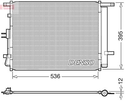 Конденсатор, кондиционер DENSO DCN43002