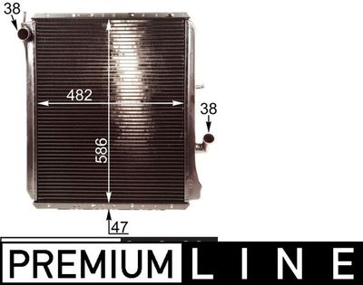Radiators, Motora dzesēšanas sistēma MAHLE CR215000P