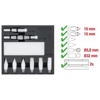 Комплект удаления пробоя KS TOOLS 140.2480