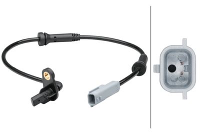 Датчик, частота вращения колеса HELLA 6PU 012 679-221