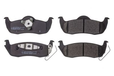 Bremžu uzliku kompl., Disku bremzes DENCKERMANN B111607