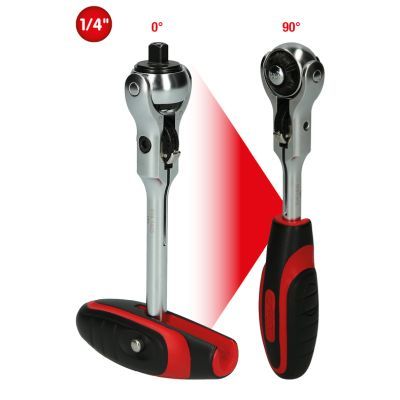 Uzgriežņu atslēga ar pārslēdzamu sprūdmehānismu KS TOOLS 914.1405