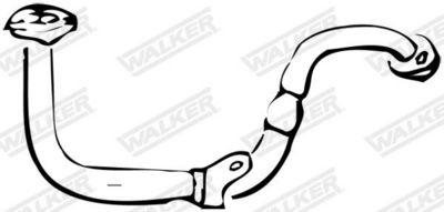 Труба выхлопного газа WALKER 13694