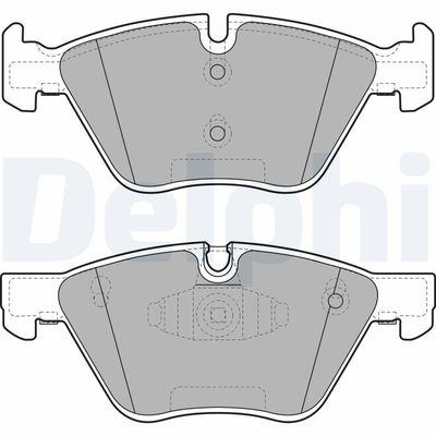 Комплект тормозных колодок, дисковый тормоз DELPHI LP1960