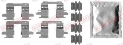 Комплектующие, колодки дискового тормоза QUICK BRAKE 109-0005