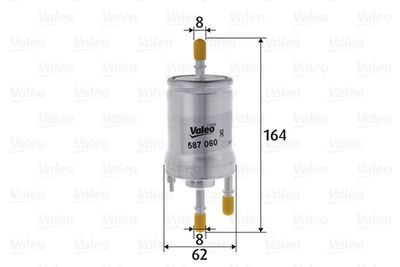 Degvielas filtrs VALEO 587060