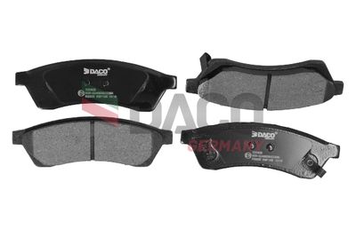 Комплект тормозных колодок, дисковый тормоз DACO 320408