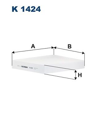 Фильтр, воздух во внутренном пространстве FILTRON K 1424