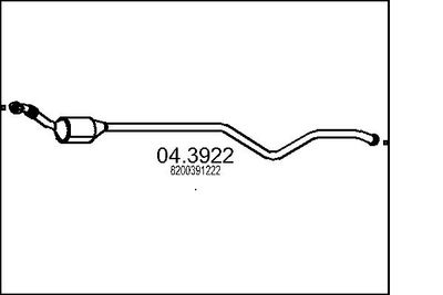 Катализатор MTS 04.3922