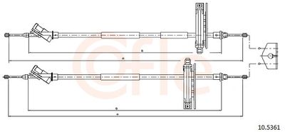 Trose, Stāvbremžu sistēma COFLE 10.5361