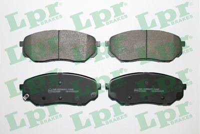Комплект тормозных колодок, дисковый тормоз LPR 05P2035
