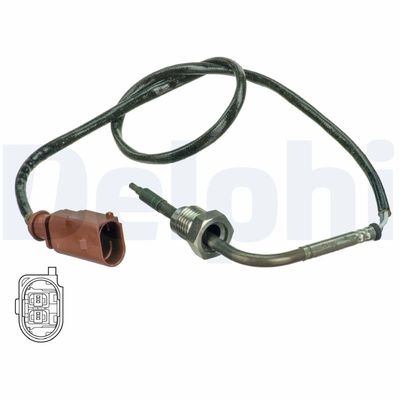 Датчик, температура выхлопных газов DELPHI TS30076