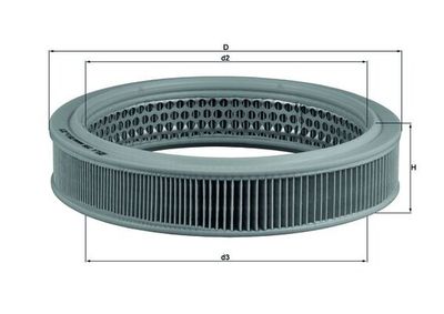 Воздушный фильтр MAHLE LX 298