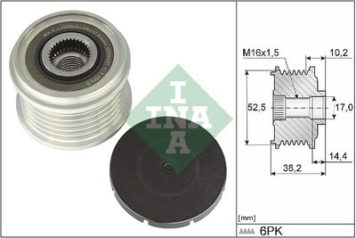 Ģeneratora brīvgaitas mehānisms Schaeffler INA 535 0369 10