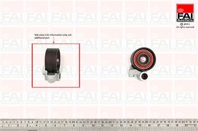 Натяжной ролик, ремень ГРМ FAI AutoParts T9567