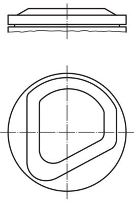 Поршень MAHLE 082 52 02