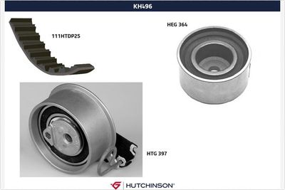 Zobsiksnas komplekts HUTCHINSON KH 496