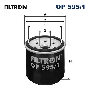 Масляный фильтр FILTRON OP 595/1