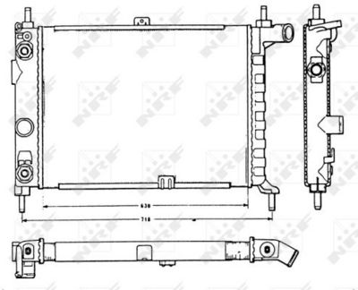 Radiators, Motora dzesēšanas sistēma NRF 58721