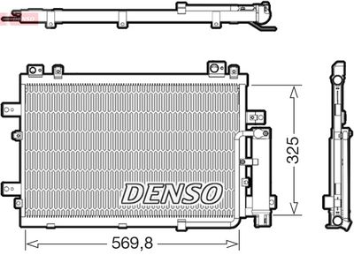 Kondensators, Gaisa kond. sistēma DENSO DCN41030
