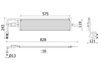 Eļļas radiators, Automātiskā pārnesumkārba MAHLE CLC 319 000P