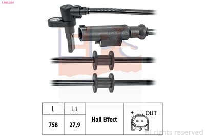 Devējs, Riteņu griešanās ātrums EPS 1.960.204