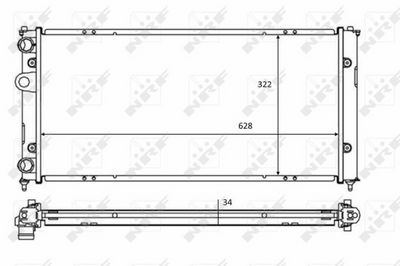 Radiators, Motora dzesēšanas sistēma NRF 58386