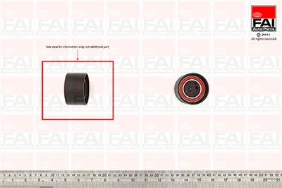 Spriegotājrullītis, Gāzu sadales mehānisma piedziņas siksna FAI AutoParts T9335