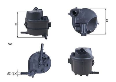 Топливный фильтр MAHLE KL 777D