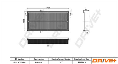 Gaisa filtrs Dr!ve+ DP1110.10.0530