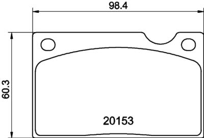 Bremžu uzliku kompl., Disku bremzes HELLA PAGID 8DB 355 018-391