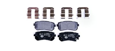 Bremžu uzliku kompl., Disku bremzes HELLA 8DB 355 020-851