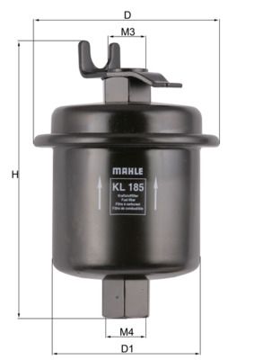 Топливный фильтр MAHLE KL 185