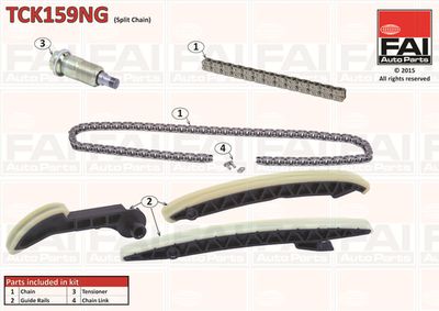 Комплект цели привода распредвала FAI AUTOPARTS TCK159NG