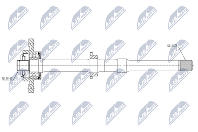 Промежуточный вал NTY NWP-NS-027